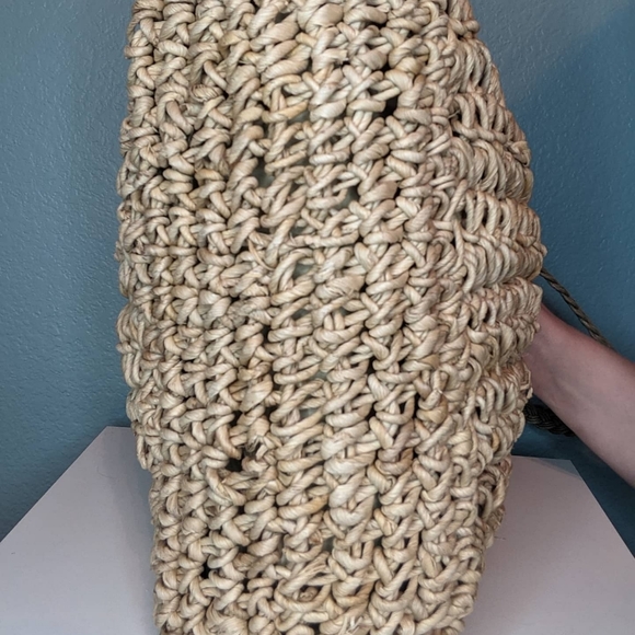 Cappelli Straw World woven shoulder tote - Picture 3 of 4